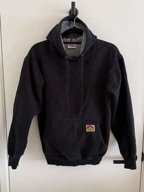 Ben Davis Heavyweight Pullover Workwear Hoodie Black